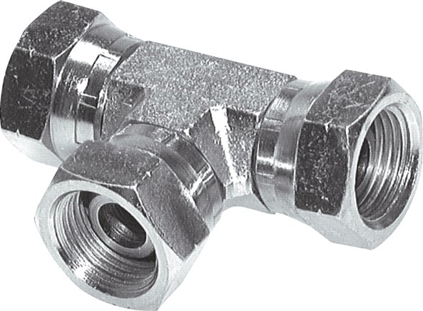 Raccord en T G2'' Femelle Acier Hydraulique 75bar (1053.75psi)