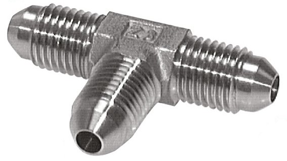 JIC Tee Fitting UNF 7/8''-14 (Dash Size 10) Male Stainless steel 210bar (2950.5psi)