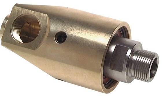 Drehdurchführung G2'' weiblich x G2'' männlich links Messing 40bar (562.0psi)