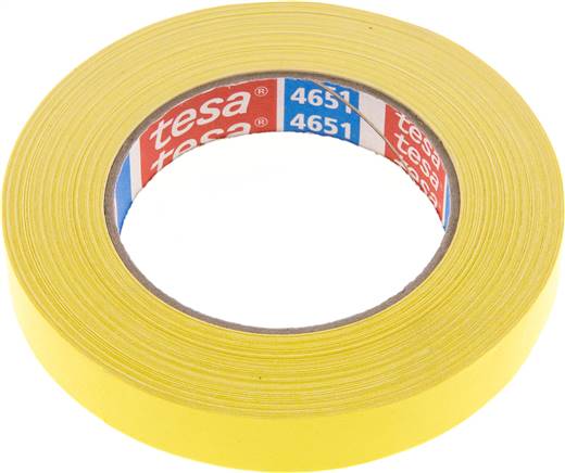 Industriële Plakband 19mm/25m Geel