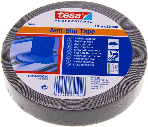 Anti-slip Adhesive Tape 25mm/15m Black