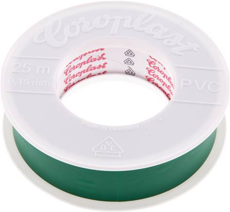 Elektrische Isolatietape Vde-Getest 25mm/25m Groen