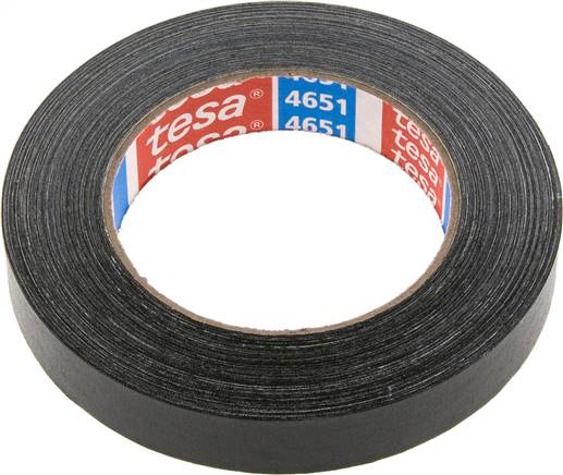 Industrie-Klebeband 19mm/25m Schwarz