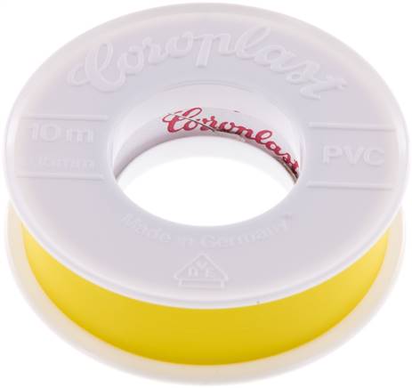 Electrical Insulation Tape VDE-tested 15mm/10m Yellow