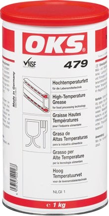 Grasa de alta temperatura para la industria alimentaria 1kg OKS 479