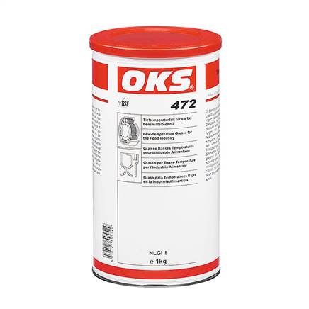 Lage-Temperatuur Universeel Voedselveilig Smeervet 1kg OKS 472