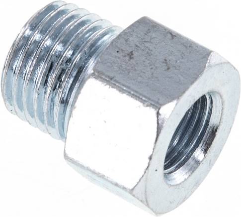 Steel Male R 1/4 inch/Female Rp 1/8 inch Adapter 16mm