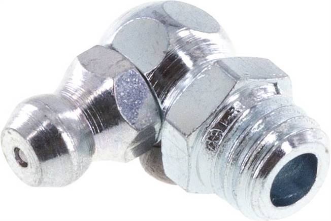 90deg Right-angled Grease Nipple Steel M8x1.25 DIN 71412