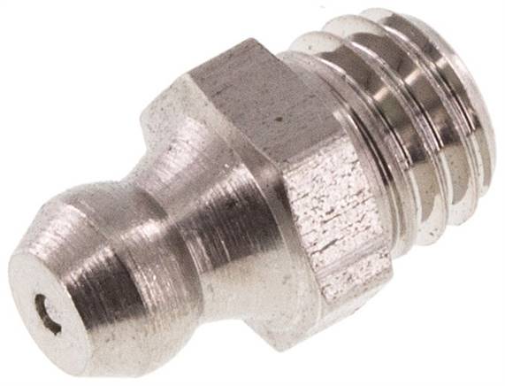 Straight Hydraulic Grease Nipple Stainless Steel M8x1.25 DIN 71412