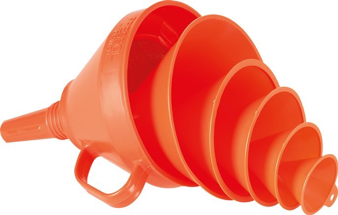 Funnel Set 50, 75, 100, 120 and 160 mm