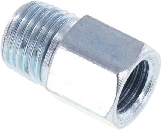 Steel Male M10x1/Female M8x1 Adapter 14mm