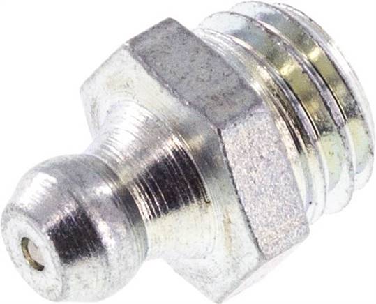 Straight Hydraulic Grease Nipple Steel M10x1.5 DIN 71412