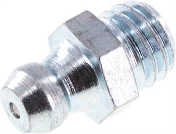 Straight Hydraulic Grease Nipple Steel M8x1.25 DIN 71412