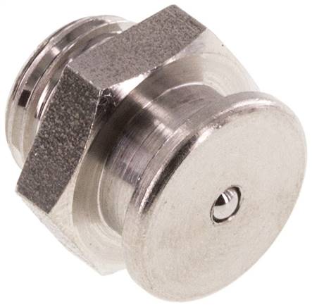 Vlak DIN 3404 Smeernippel 16mm  RVS G 1/4 Inch