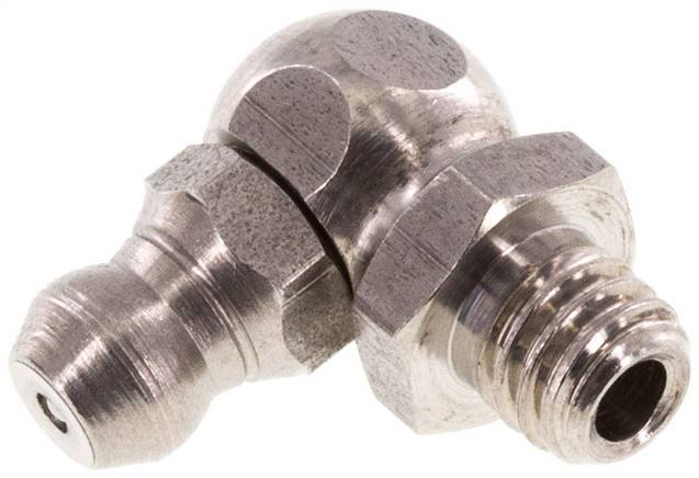 Right-angled Hydraulic Grease Nipple Stainless Steel M6x1 DIN 71412