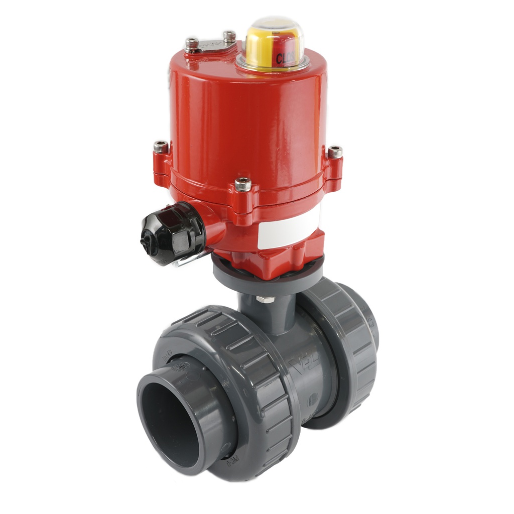 32mm 12V AC VDL 2-way PVC Electrical ball valve