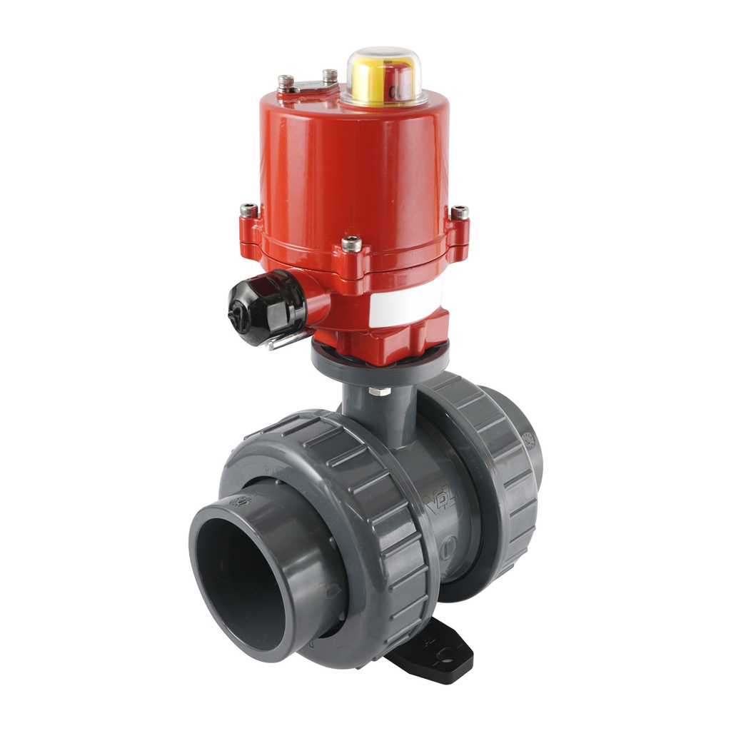 63mm 24V AC VDL 2-way PVC Electrical ball valve