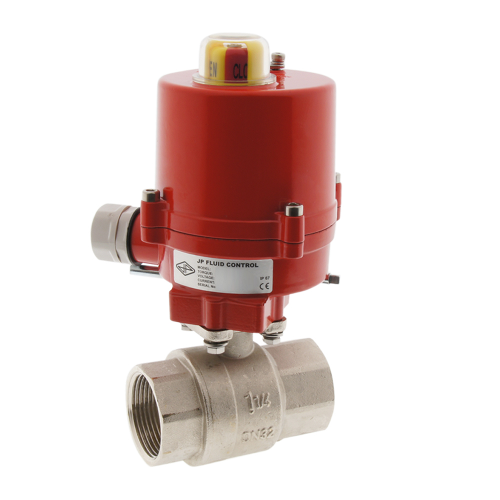 Robinet électrique à boisseau sphérique à 2 voies en laiton G1/4'' 24V DC - BL2BA