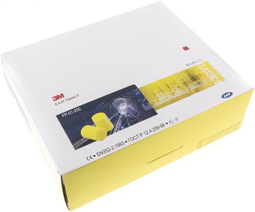 Ear Plugs 250 Pairs Dispenser Box 5 Pack 28dB