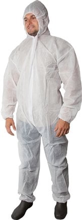 Disposable Overalls Size L Non-hazardous Substances 50g/m2