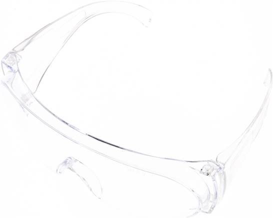 Lunettes de sécurité en polycarbonate pouvant être portées par-dessus des lunettes