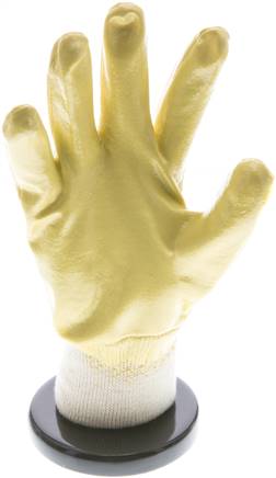 Protective Gloves Knitted Nitril Coating Oil-Resistant Medium Risk Size 7