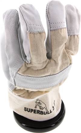 Gants de protection en cuir à usage intensif repoussant les liquides Taille 8