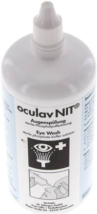 Botella estéril de 250 ml para lavaojos