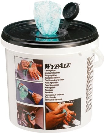 Cubo dispensador de toallitas de limpieza WYPALL (90 piezas)