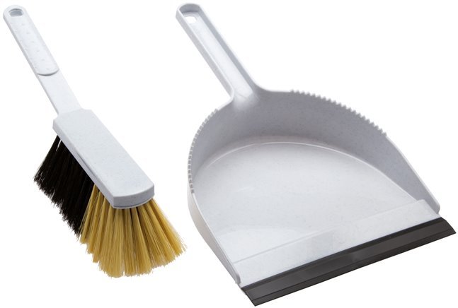 Hand Brush and Dustpan Set Plastic