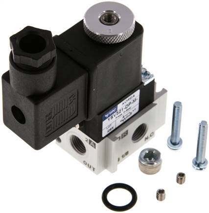 3/2 G1/8'' M5 (M5) NO Solenoid Valve 115V AC 0-8bar/0-112psi YPC