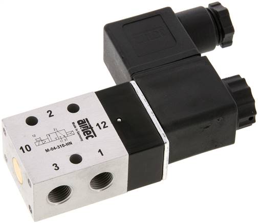 3/2 G1/8'' NO Solenoid Valve 24V AC 2-10bar/28-140psi Airtec