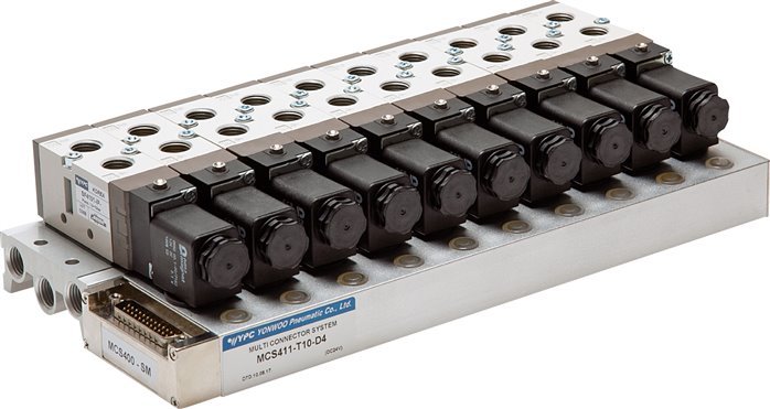 12x Pneumatische Ventiel Terminal 24V DC Multi-pin YPC