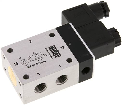 3/2 G1/4'' (G1/8'') Magnetventil Externe Vorsteuerung 24V AC 0-10bar/0-140psi Airtec