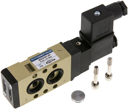 5/2 G1/4'' NAMUR Solenoid Valve 115V AC 1.5-10bar/21.0-140psi YPC