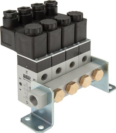 Manifold 10-Station 3/2 5/2 5/3way Airtec M04/P04