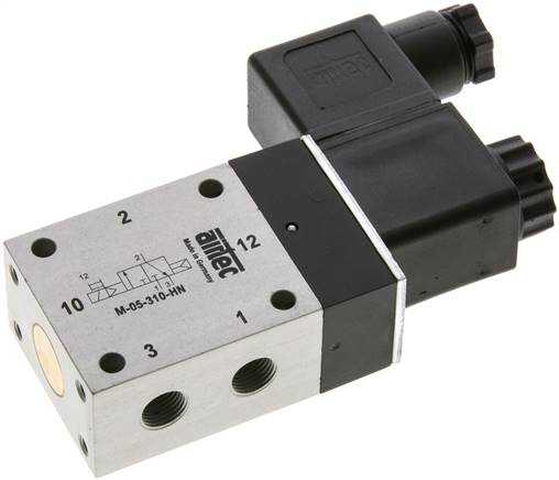 3/2 G1/8'' NO Solenoid Valve 24V AC 2-10bar/28-140psi Airtec