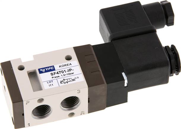 3/2 G1/4'' NO Solenoid Valve 230V AC 1.5-10bar/21.0-140psi YPC