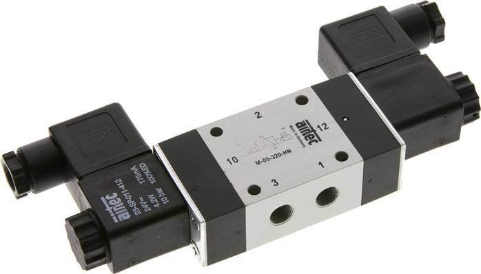 3/2 G1/8'' Bistabiles Magnetventil 230V AC 2-10bar/28-140psi Airtec