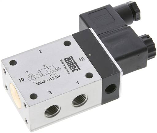 3/2 G1/4'' (G1/8'') Magneetventiel Extern 115V AC -0.95-10bar/-13.2-140psi Airtec