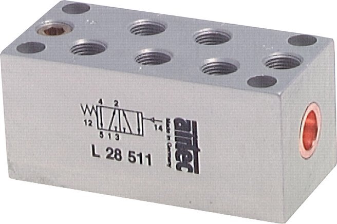 5/2 G1/8'' Válvula piloto de aire 0-10bar/0-140psi Airtec