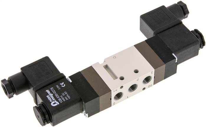 5/2 G1/8'' Válvula solenoide biestable 12V DC 1.5-10bar/21.0-140psi YPC