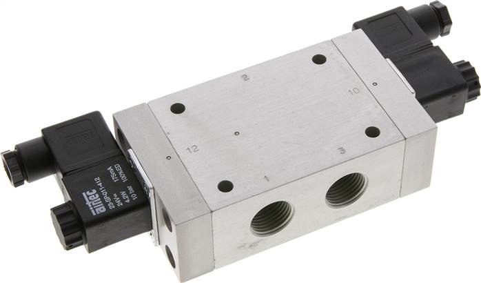 3/2 G1/2'' Bi-Stabiel Magneetventiel 230V AC 1-10bar/14-140psi Airtec