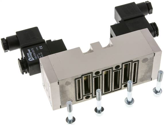 5/2 ISO 5599-2 Electroválvula biestable 12V DC 1.5-10bar/21.0-140psi YPC