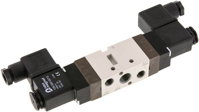 5/2 G1/4'' (G1/8'') Válvula solenoide biestable 12V DC 1.5-10bar/21.0-140psi YPC