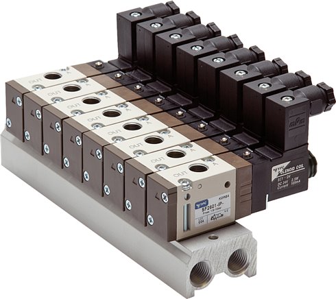 Manifold 8-Stations YPC SF2000 3/2-weg