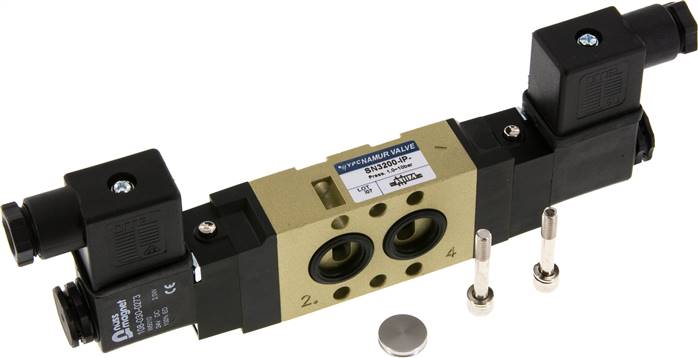 5/2 G1/4'' NAMUR Válvula solenoide biestable 115V AC 1.5-10bar/21.0-140psi YPC