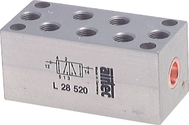 5/2 G1/8'' Válvula piloto de aire biestable ATEX 0-10bar/0-140psi Airtec