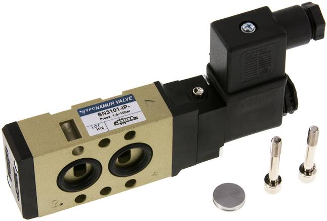 5/2 G1/4'' Válvula solenoide NAMUR 230V AC 1.5-10bar/21.0-140psi YPC