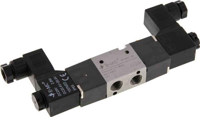 3/2 G1/8'' Electroválvula biestable 24V DC 1.5-8bar/21.0-112psi E.MC